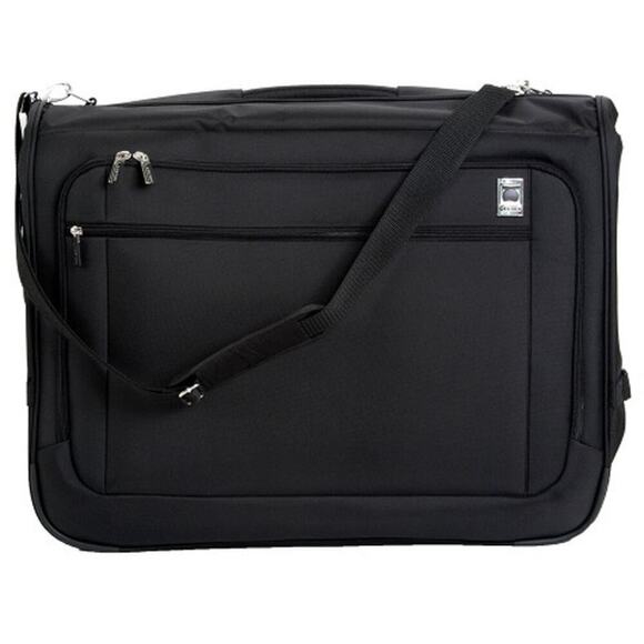 Delsey Helium SKY Traditional Garment Bag Black Travel Storage Vacation Roomy - Picture 1 of 11